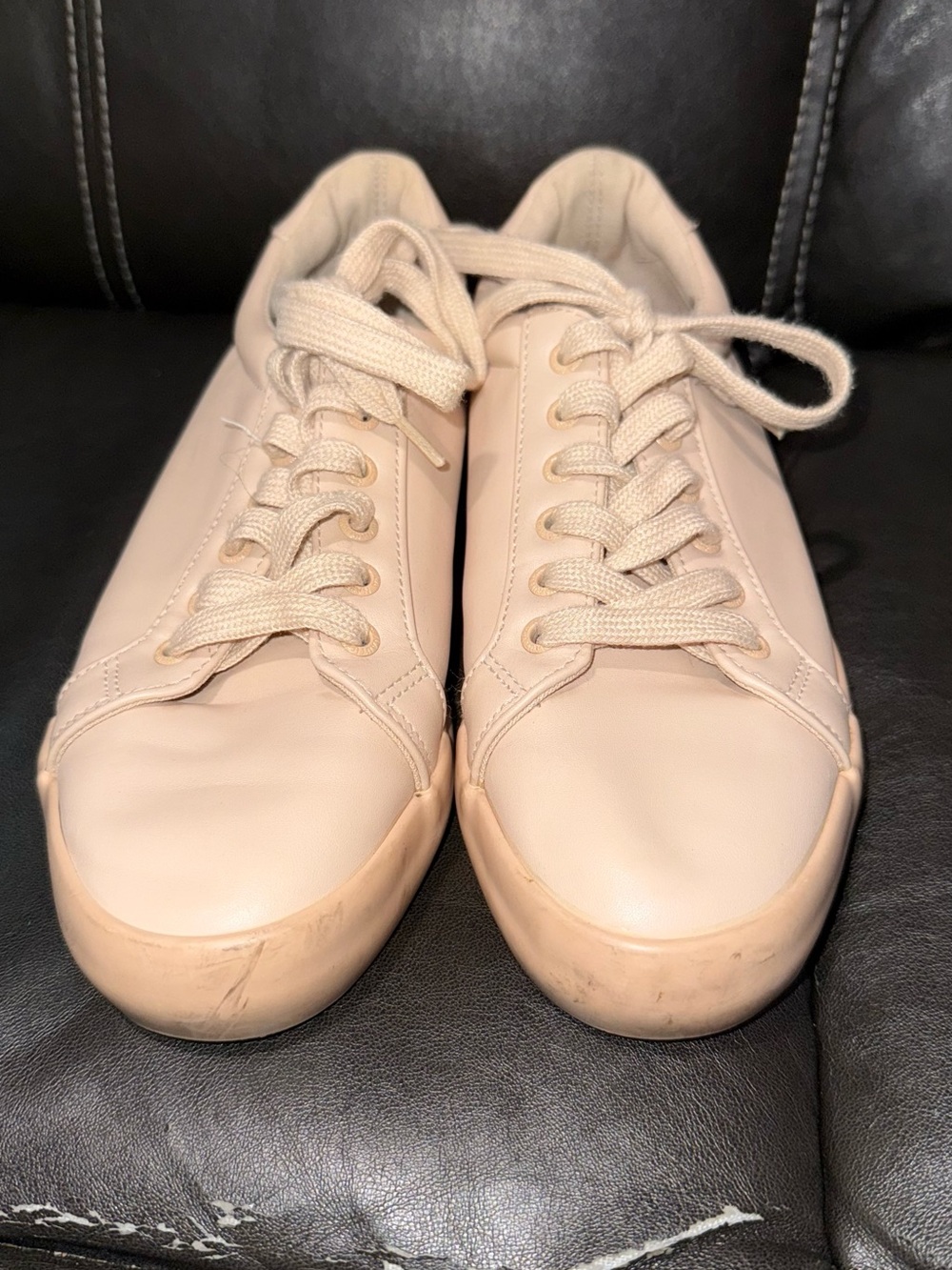 Nautica Women's Lace-Up Sneakers in Light Beige